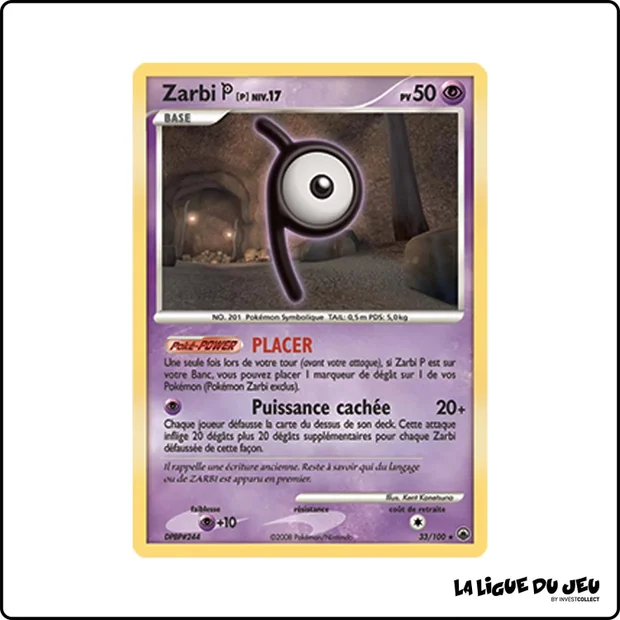 Rare - Pokemon - Aube Majestueuse - Zarbi P 33/100