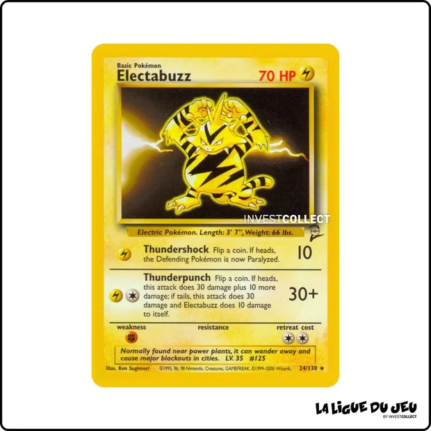 Rare - Pokemon - Base Set 2 - Electabuzz 24/130