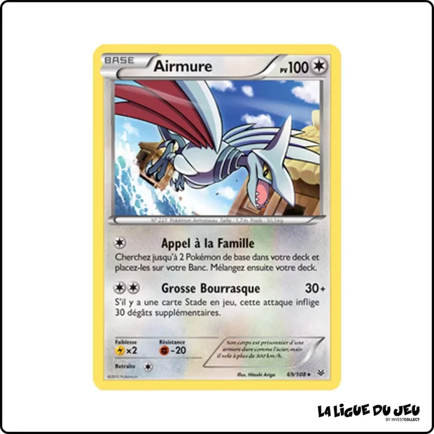 Rare - Pokemon - Ciel Rugissant - Airmure 69/108
