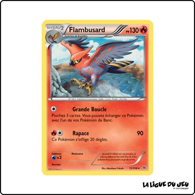 Rare - Pokemon - Ciel Rugissant - Flambusard 15/108