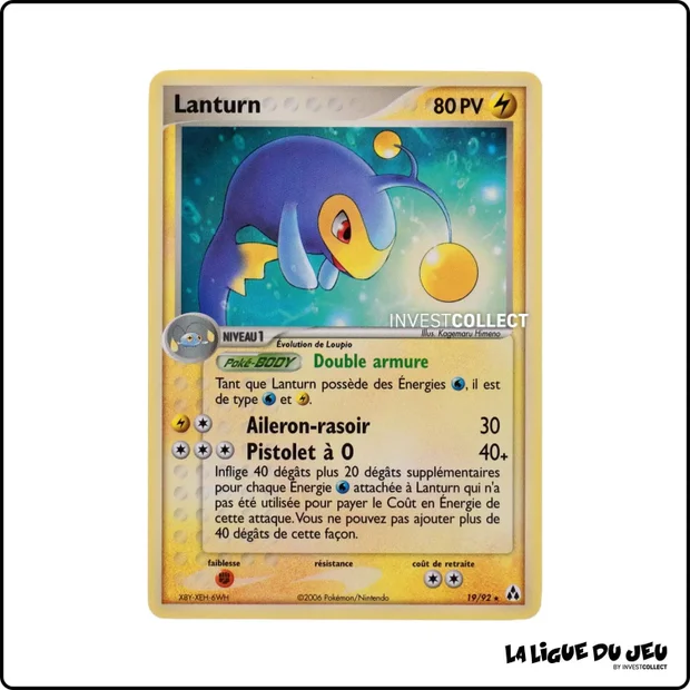 Rare - Pokemon - Créateurs de Légendes - Lanturn 19/92