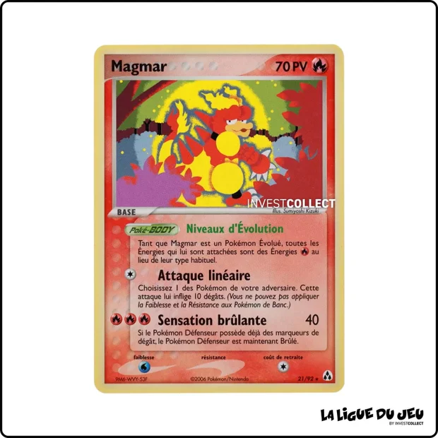 Rare - Pokemon - Créateurs de Légendes - Magmar 21/92