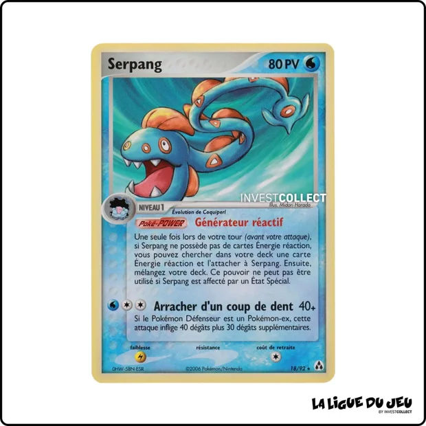 Rare - Pokemon - Créateurs de Légendes - Serpang 18/92
