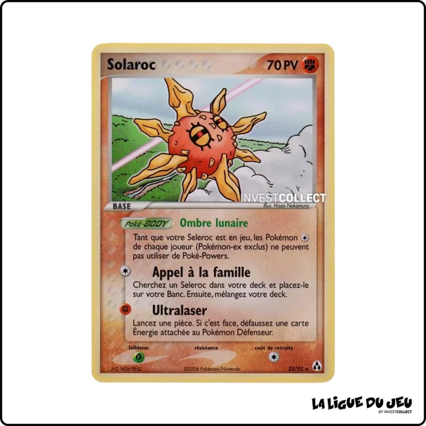 Rare - Pokemon - Créateurs de Légendes - Solaroc 25/92