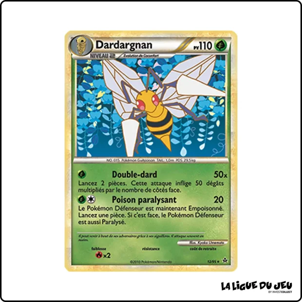 Rare - Pokemon - Déchaînement - Dardargnan 12/95