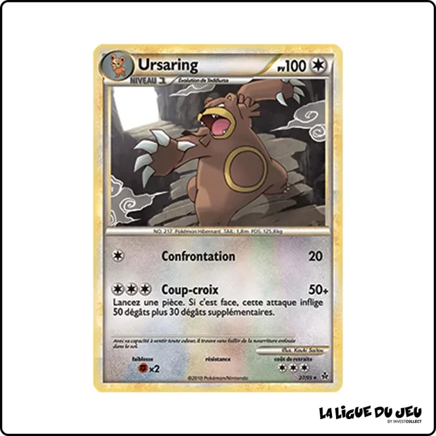 Rare - Pokemon - Déchaînement - Ursaring 27/95