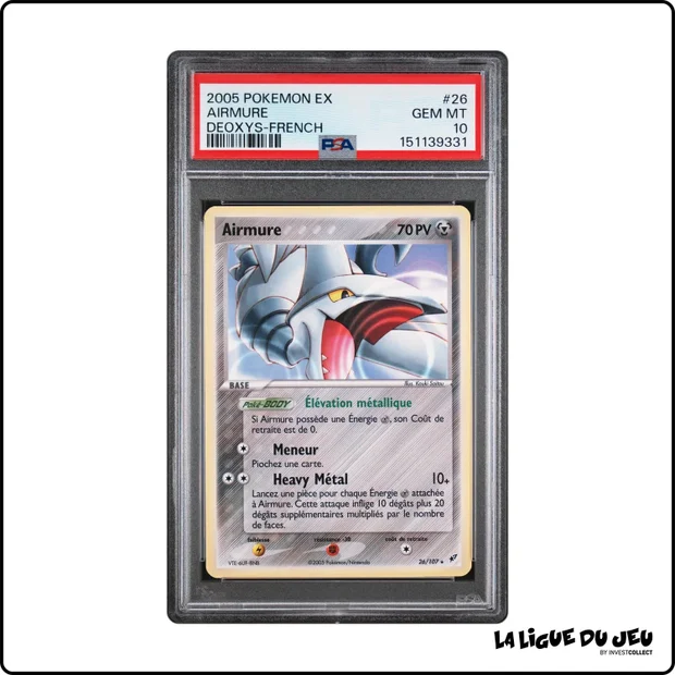 Rare - Pokemon - Deoxys - Airmure - 26/107 - PSA 10 - Français