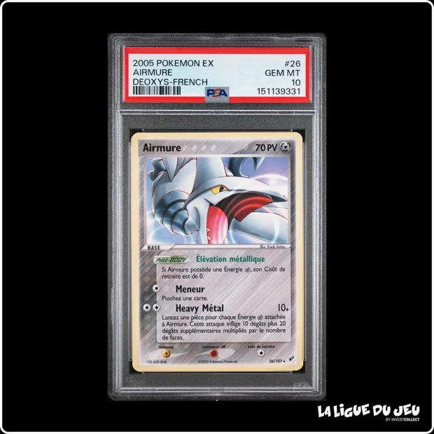 Rare - Pokemon - Deoxys - Airmure - 26/107 - PSA 10 - Français