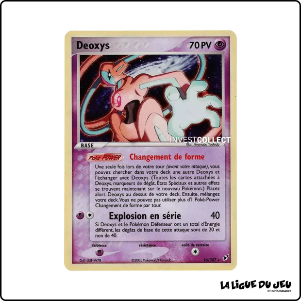 Rare - Pokemon - Deoxys - Deoxys 16/107