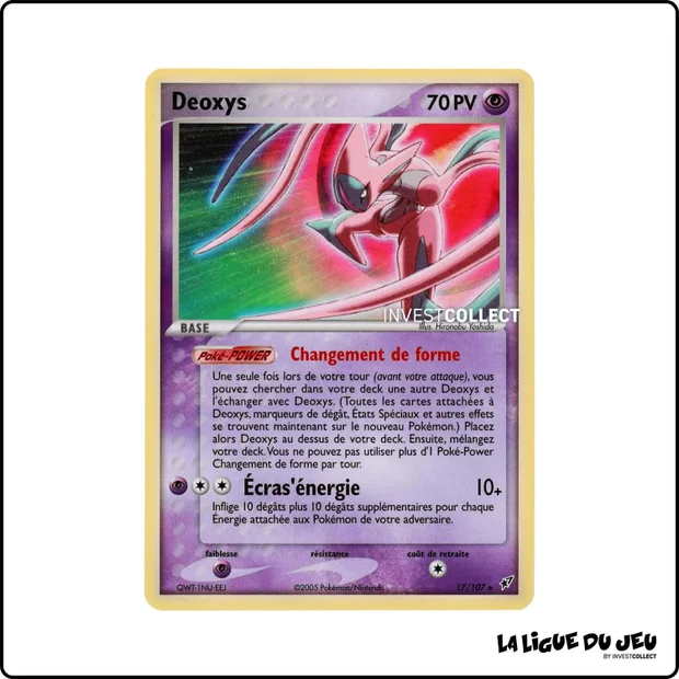 Rare - Pokemon - Deoxys - Deoxys 17/107