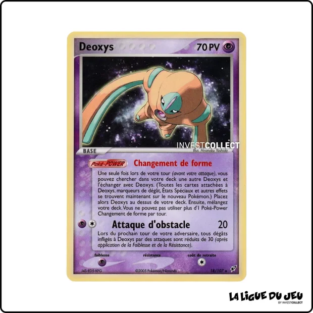 Rare - Pokemon - Deoxys - Deoxys 18/107
