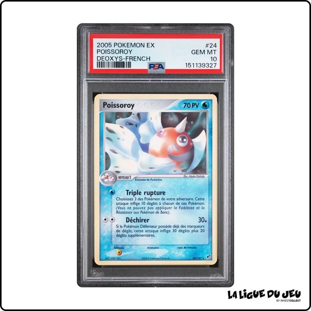 Rare - Pokemon - Deoxys - Poissoroy - 24/107 - PSA 10 - Français