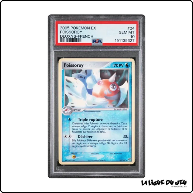 Rare - Pokemon - Deoxys - Poissoroy - 24/107 - PSA 10 - Français