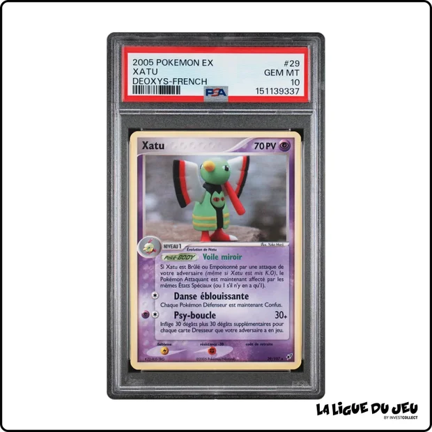 Rare - Pokemon - Deoxys - Xatu - 29/107 - PSA 10 - Français