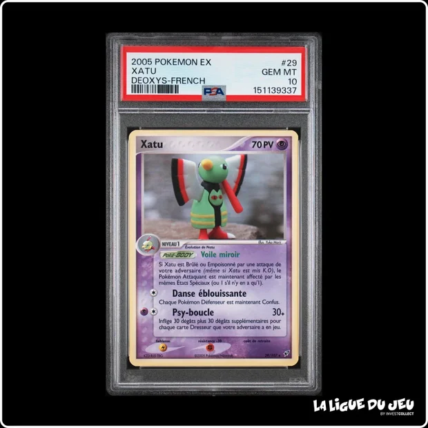 Rare - Pokemon - Deoxys - Xatu - 29/107 - PSA 10 - Français