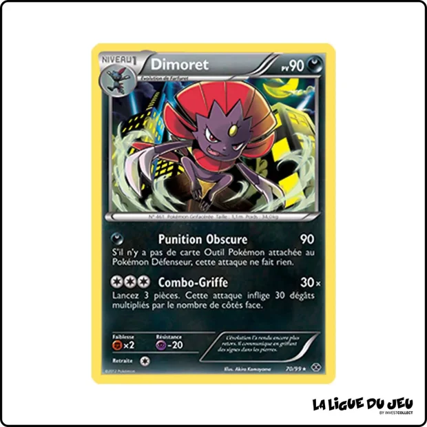 Rare - Pokemon - Destinées Futures - Dimoret 70/99