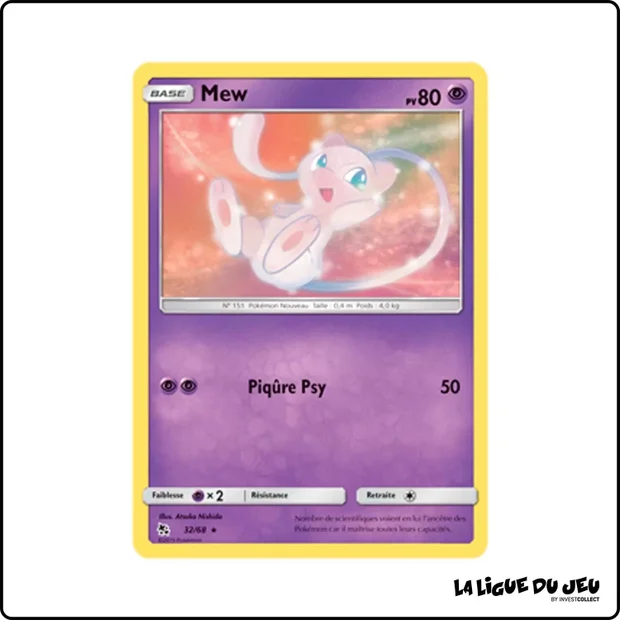 Rare - Pokemon - Destinées Occultes - Mew 32/68