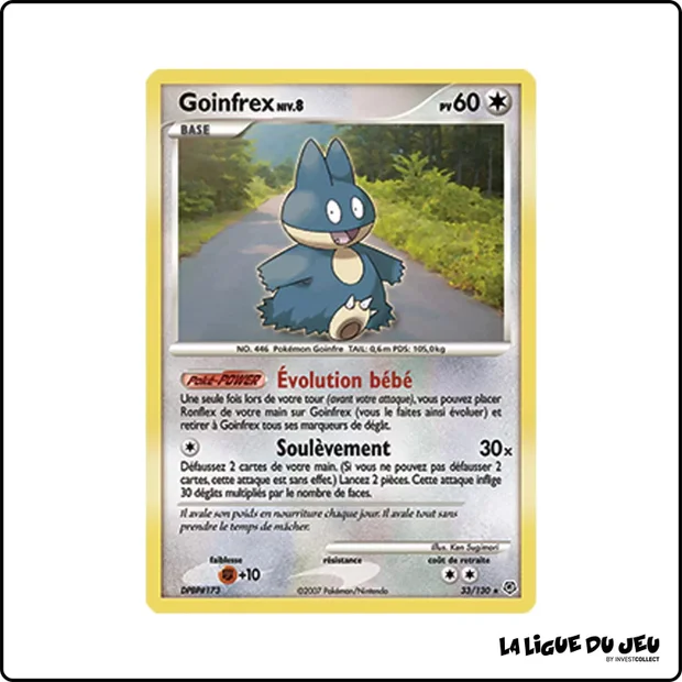Rare - Pokemon - Diamant & Perle de Base - Goinfrex 33/130