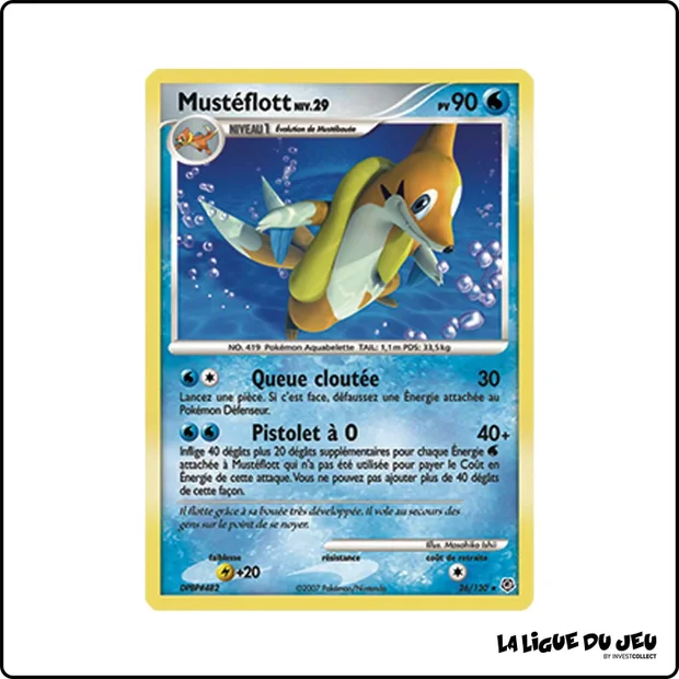 Rare - Pokemon - Diamant & Perle de Base - Mustéflott 26/130