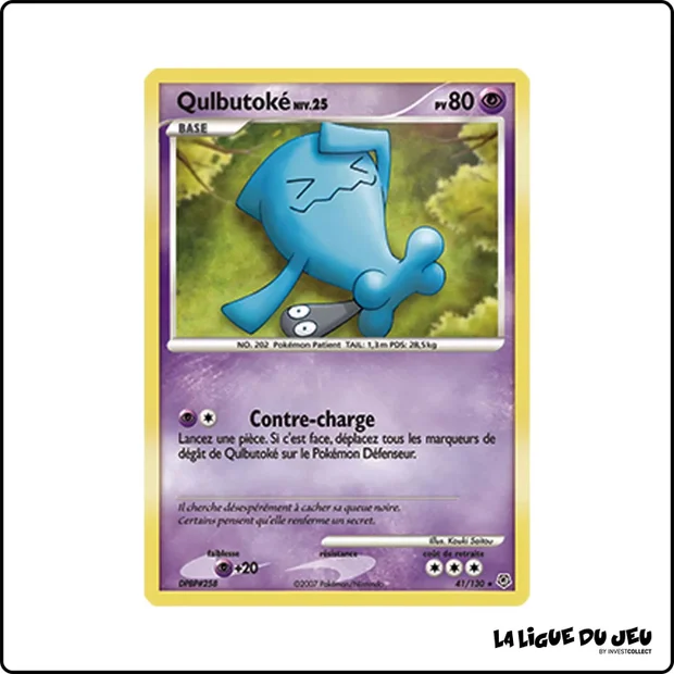 Rare - Pokemon - Diamant & Perle de Base - Qulbutoké 41/130