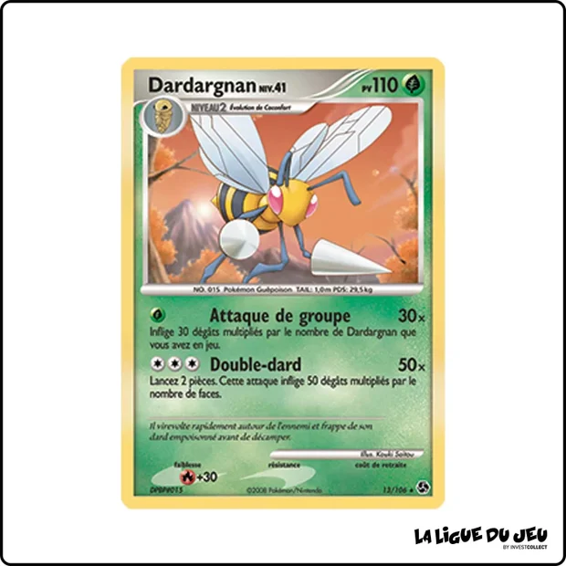 Rare - Pokemon - Duels au Sommet - Dardargnan 13/106