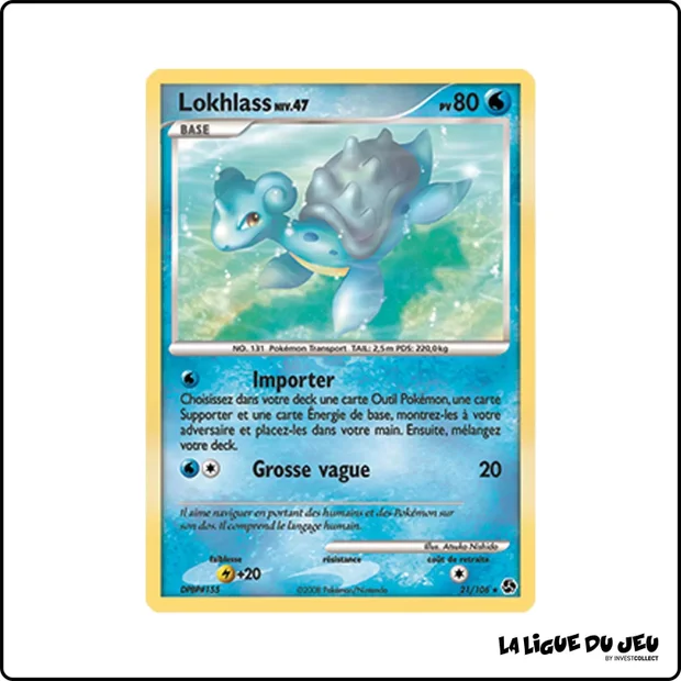 Rare - Pokemon - Duels au Sommet - Lokhlass 21/106
