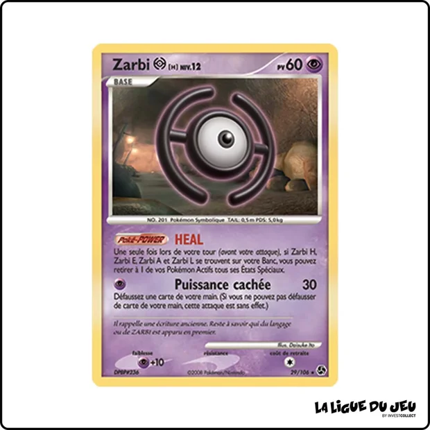 Rare - Pokemon - Duels au Sommet - Zarbi H 29/106