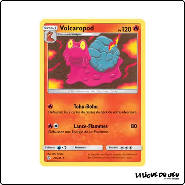 Rare - Pokemon - Éclipse Cosmique - Volcaropod 27/236