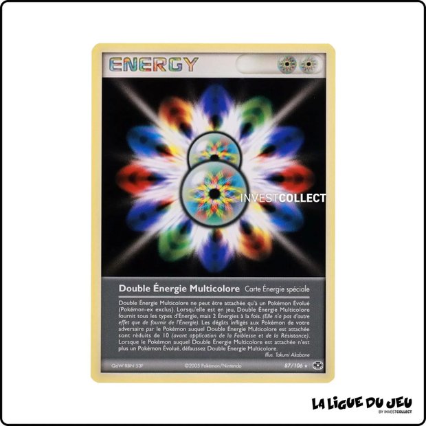 Rare - Pokemon - Émeraude - Double Énergie Multicolore 87/106