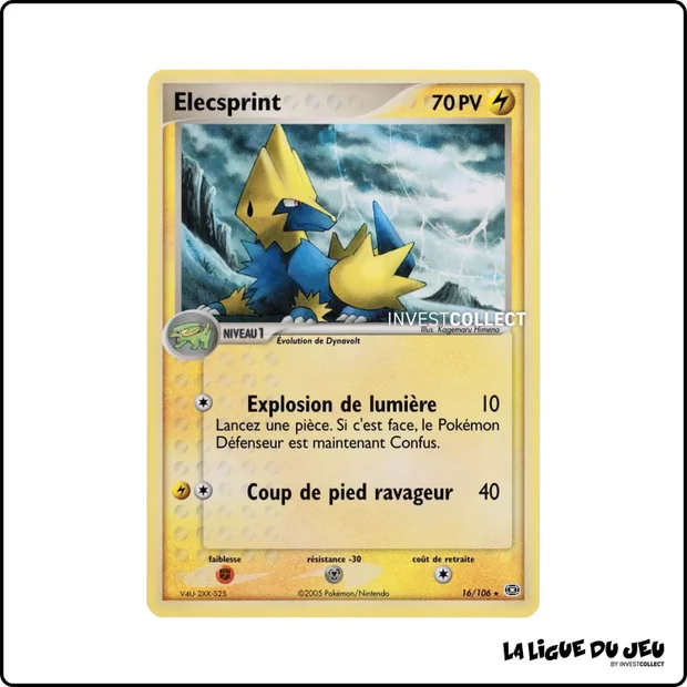 Rare - Pokemon - Émeraude - Elecsprint 16/106