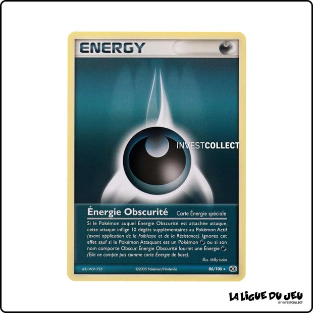 Rare - Pokemon - Émeraude - Énergie Obscurité 86/106