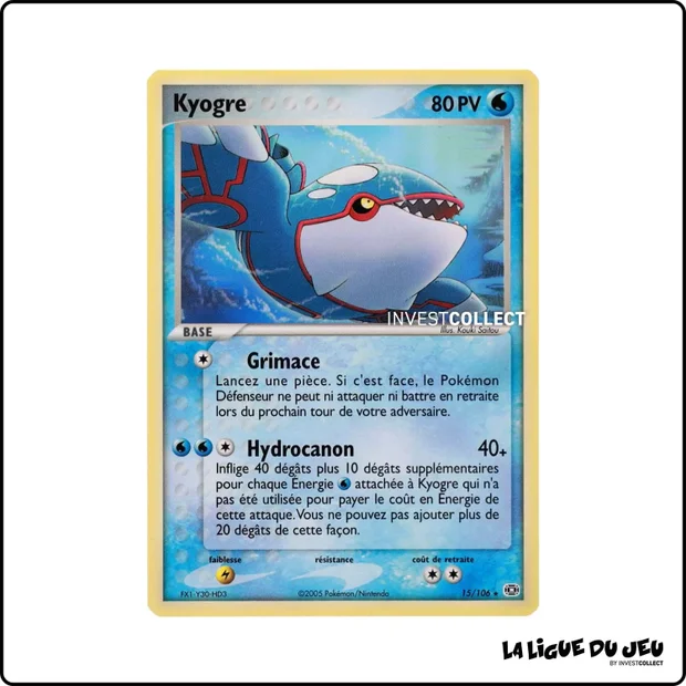 Rare - Pokemon - Émeraude - Kyogre 15/106