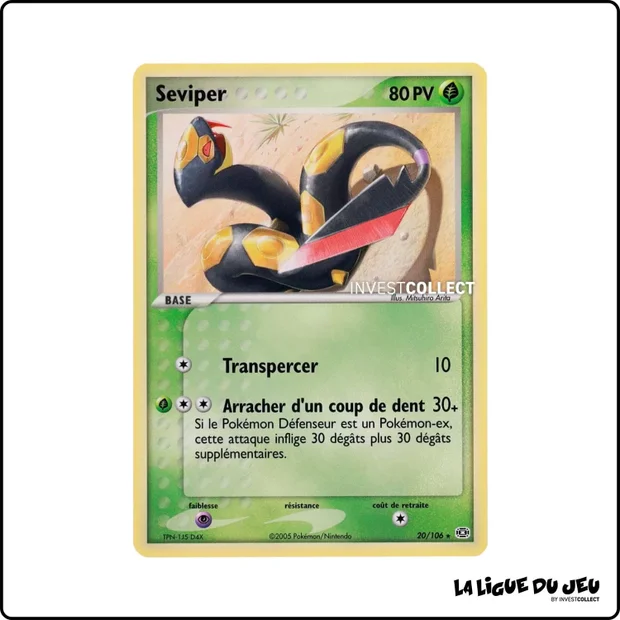Rare - Pokemon - Émeraude - Seviper 20/106