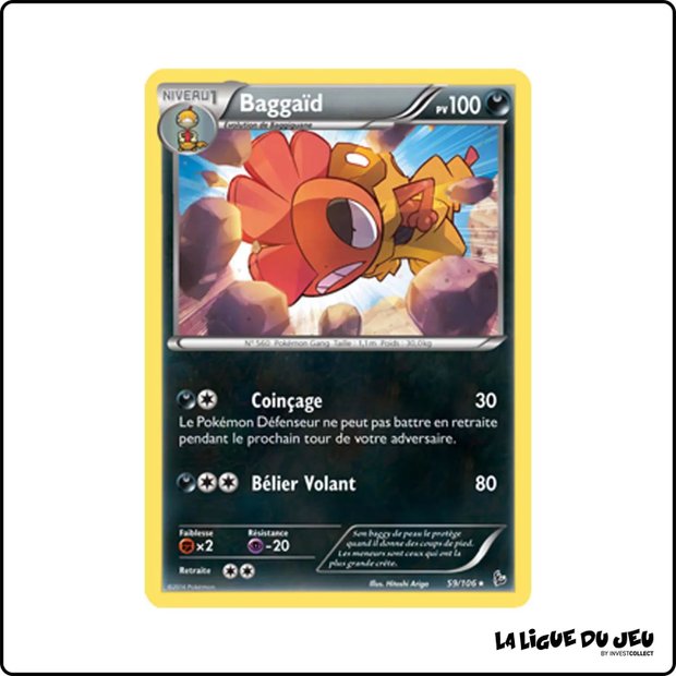 Rare - Pokemon - Étincelles - Baggaïd 59/106