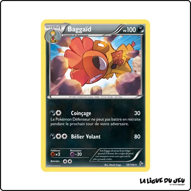 Rare - Pokemon - Étincelles - Baggaïd 59/106