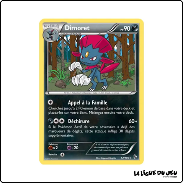 Rare - Pokemon - Étincelles - Dimoret 52/106