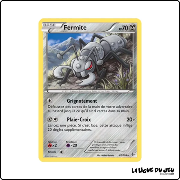 Rare - Pokemon - Étincelles - Fermite 61/106