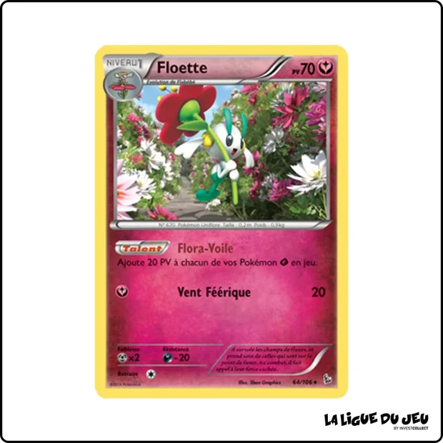 Rare - Pokemon - Étincelles - Floette 64/106