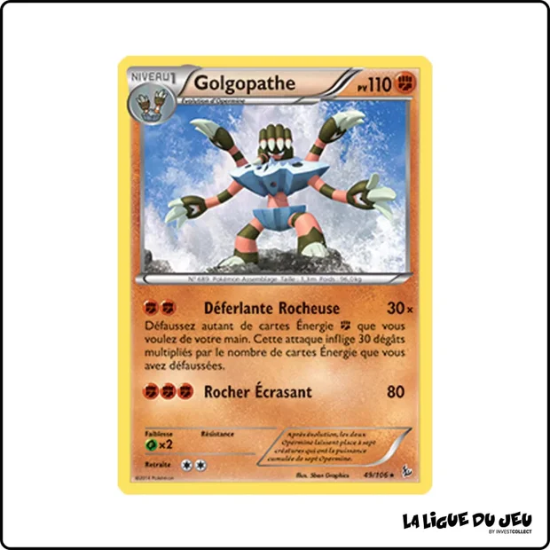 Rare - Pokemon - Étincelles - Golgopathe 49/106