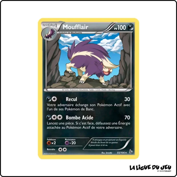 Rare - Pokemon - Étincelles - Moufflair 55/106