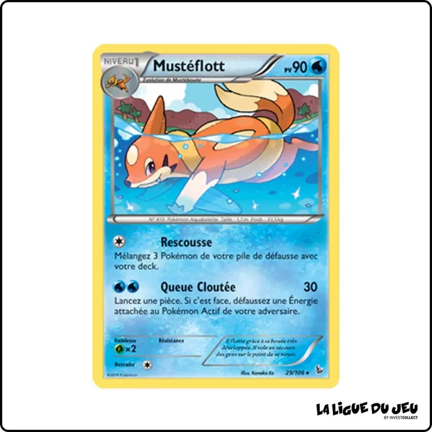 Rare - Pokemon - Étincelles - Mustéflott 29/106