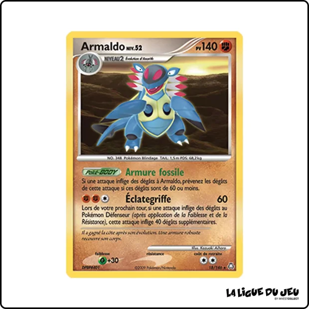 Rare - Pokemon - Éveil des Légendes - Armaldo 18/146