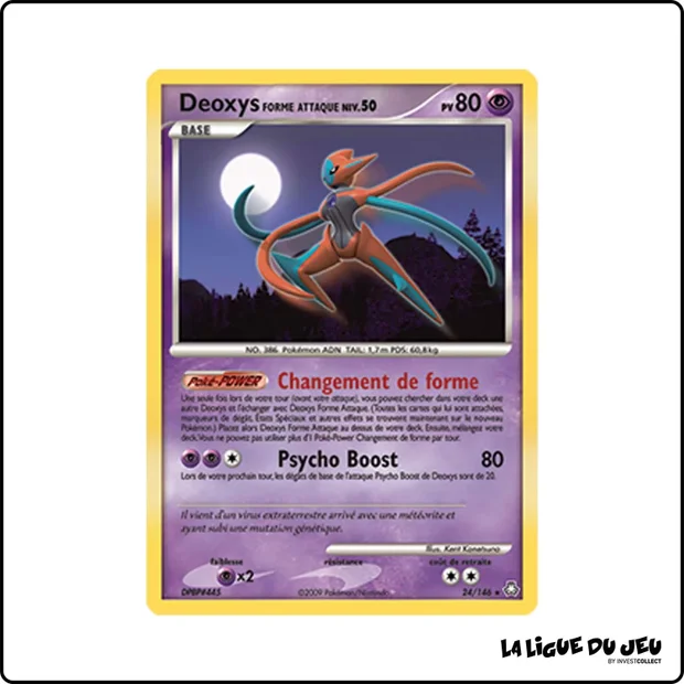 Rare - Pokemon - Éveil des Légendes - Deoxys Forme Attaque 24/146