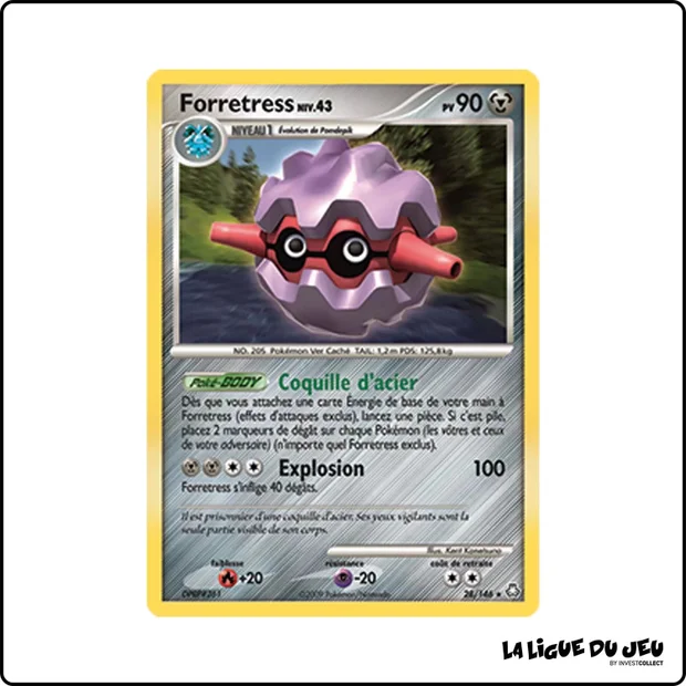 Rare - Pokemon - Éveil des Légendes - Forretress 28/146