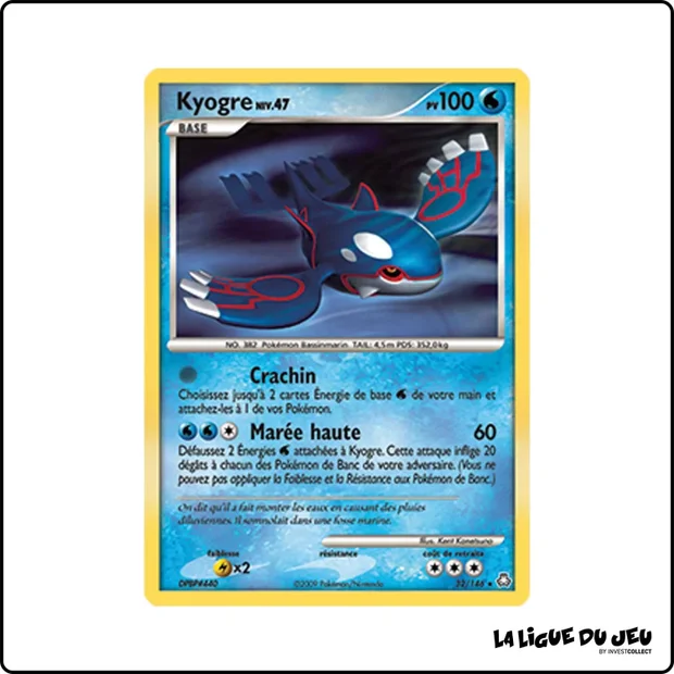 Rare - Pokemon - Éveil des Légendes - Kyogre 32/146