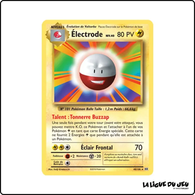Rare - Pokemon - Évolutions - Électrode 40/108