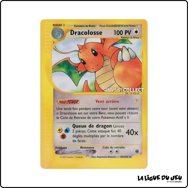 Rare - Pokemon - Expedition - Dracolosse 43/165