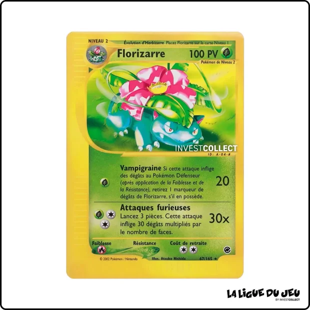 Rare - Pokemon - Expedition - Florizarre 67/165