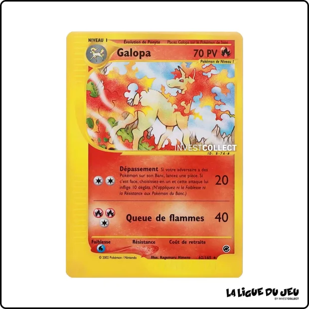 Rare - Pokemon - Expedition - Galopa 62/165