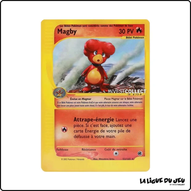 Rare - Pokemon - Expedition - Magby 52/165